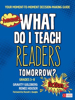 cover image of What Do I Teach Readers Tomorrow? Fiction, Grades 3-8
